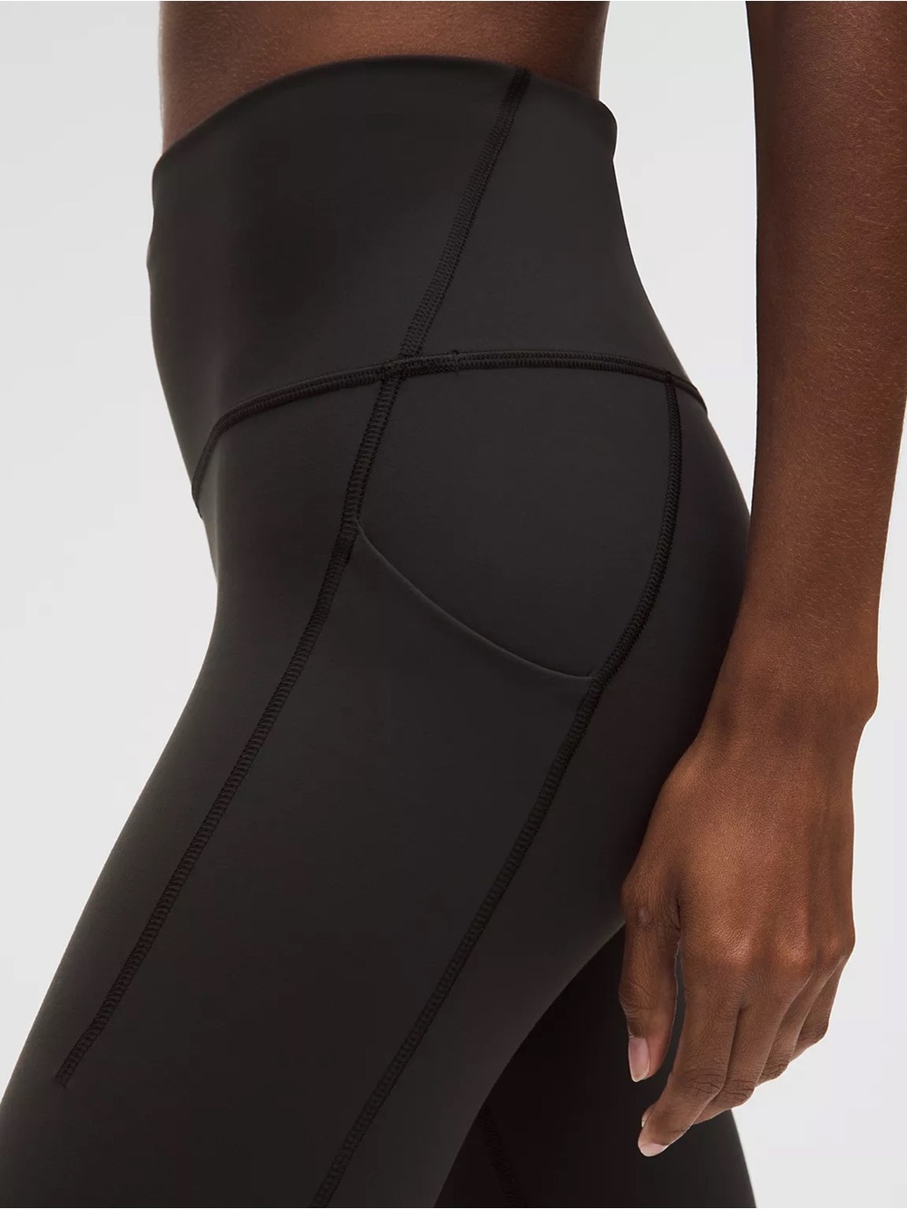 Skechers Women’s Heathered Grey High-Waist Side Pocket Active Leggings